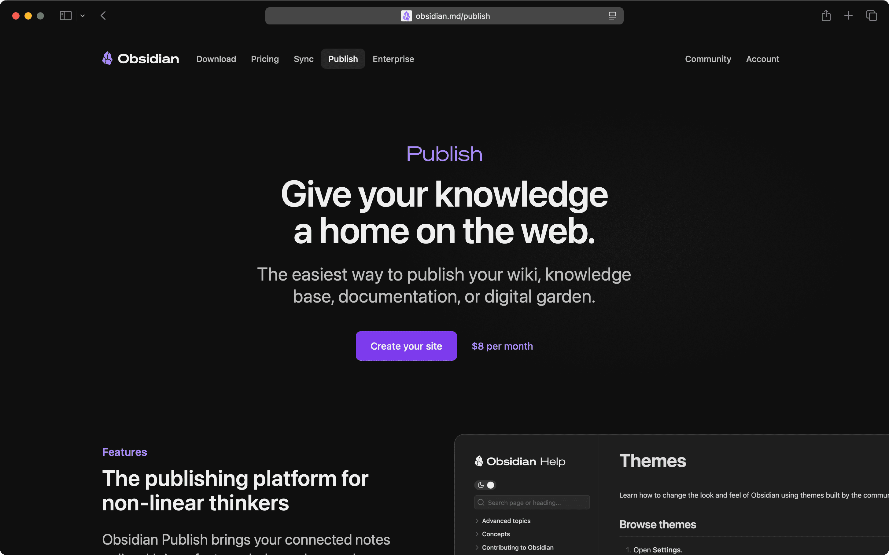 obsidian-publish